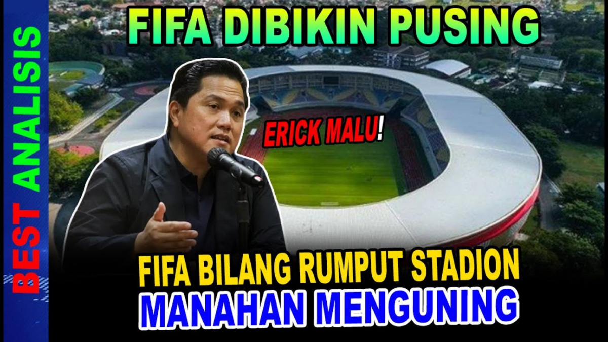 Benarkah FIFA sebut rumput Stadion Manahan Solo bermasalah. [[YouTube/Hodan Podcast Rakyat]]