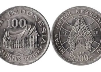 uang logam seratus rupiah